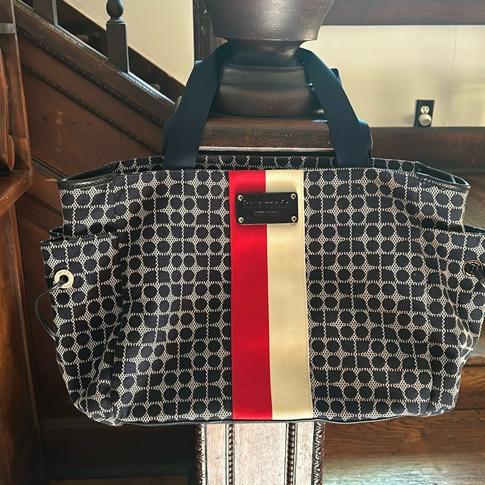 Kate Spade red white and blue diaper bag. Like new condition!
